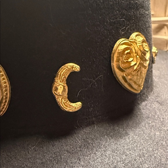 Lack of Color Gold Jeweled Navy Hat - Picture 7 of 7